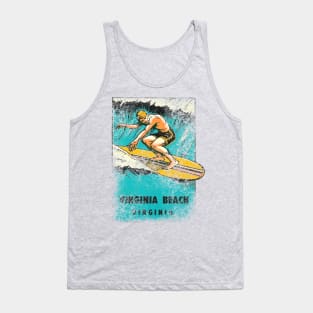 Virginia Beach Vintage Surfing Tank Top